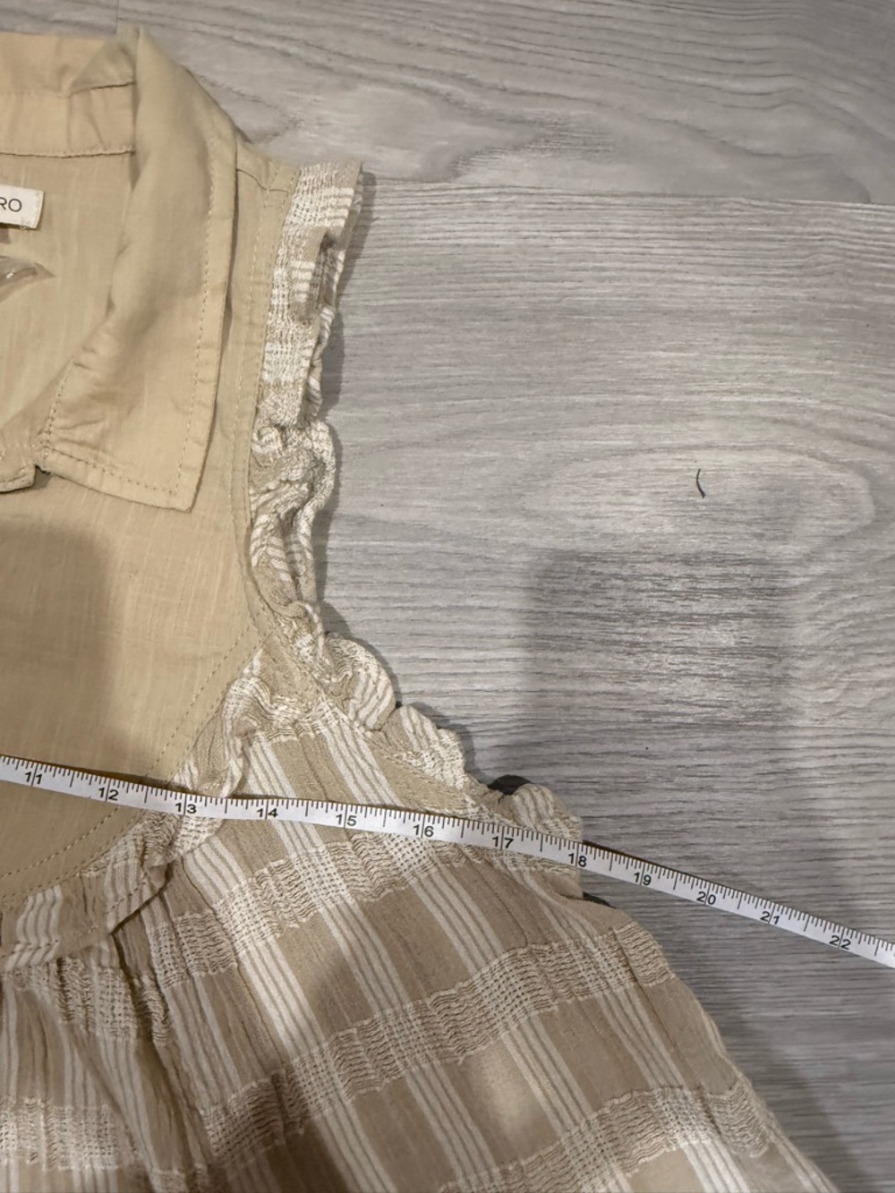 Anthropologie Pilcro Seaside Collared Swing Blouse Button-Up Shirt - Picture 12 of 13